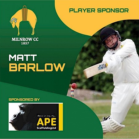 Matthew Barlow Ape Scaffolding Sponsorship poster