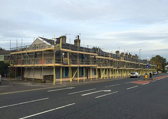 APE Scaffolding project - Bolton Road, Rochdale