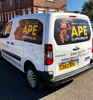 APE Scaffolding Van